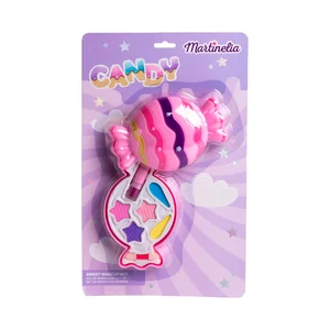 MARTINELIA Candy Estuche de maquillaje infantil con forma de caramelo.