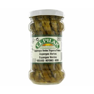 EL PILAR Espárragos trigueros frasco de 110 g.