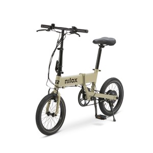 Imagen de Bicicleta eléctrica plegable NILOX J2 Arena, 250W, ruedas 16