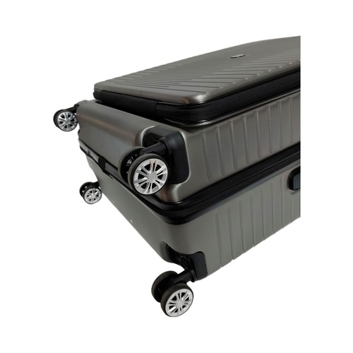 Maleta grande tipo trolley 8 ruedas multifunctional  75cm gris. AIRPORT