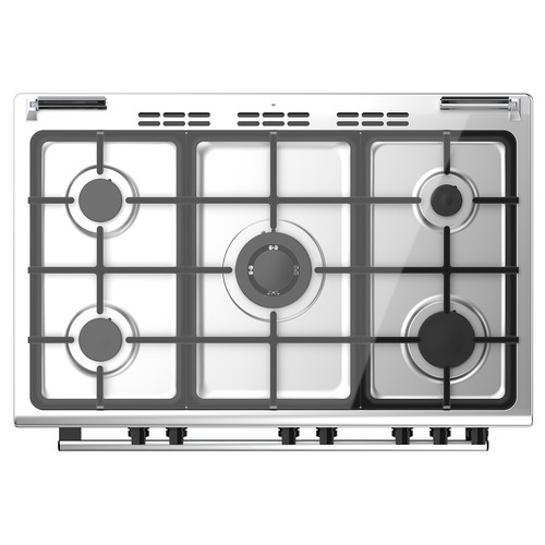 Cocina independiente mixta de gas + butano TAURUS CIGE5FIXMF, horno eléctrico de 95L, 5 zonas cocción, A: 92,5cm, H: 90cm, F: 61cm.
