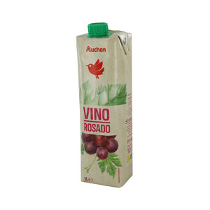 Imagen de PRODUCTO ALCAMPO Vino rosado de mesa, sin denominación de origen PRODUCTO ALCAMPO brik 1l.
