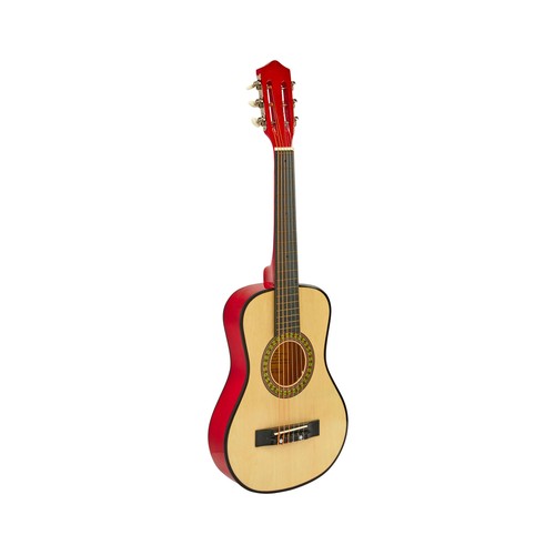 Guitarra infantil de madera de 76 centímetros, ONE TWO FUN ALCAMPO.