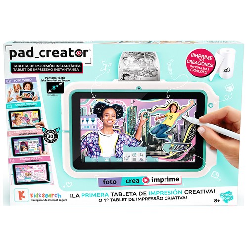Instant Print Pad Creator Foto, Crea e Imprime +8 Años CANAL TOYS