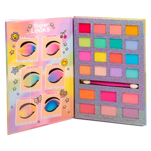 MARTINELIA Paleta de ojos (sombras de ojos) con 22 colores diferentes y aplicador.