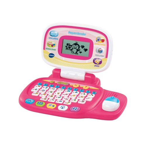 Pequeordenador Ordenador infantil educativo para niños color rosa VTech. Edad recomendada desde 3-6 años