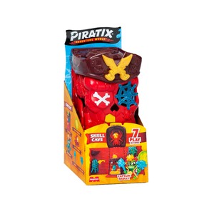 Imagen de PIRATIX Playset Secret Skull Cave con figura exclusiva
