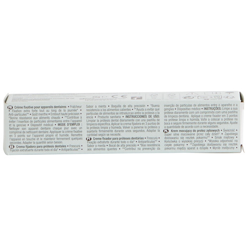 PRODUCTO ALCAMPO Crema adhesiva con sabor a menta, para prótesis dentales PRODUCTO ALCAMPO.