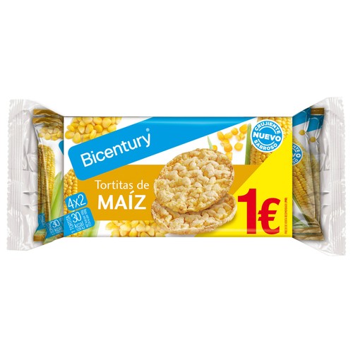 BICENTURY Tortitas de maiz 60 g.