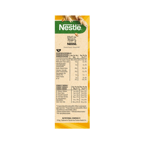 NESTLÉ Barritas de cereales tostados con leche NESTLÉ GOLDEN GRAHAMS caja 6 uds. 150 g.