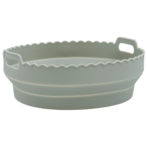 Cesta redonda plegable de silicona de 21cm, BIDASOA