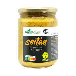 Imagen de SORIA NATURAL Bio Seitán esponjoso al curry bote 375 g.