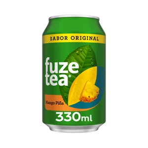 FUZE TEA Bebida te mango piña original lata 33 cl