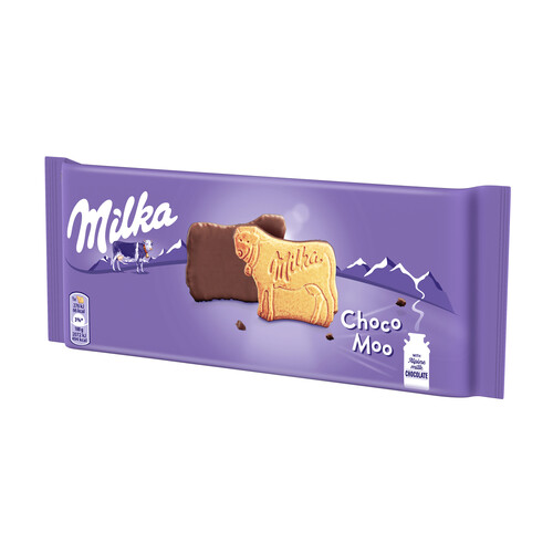 MILKA galletas Choco Moo con chocolate con leche 120 g.