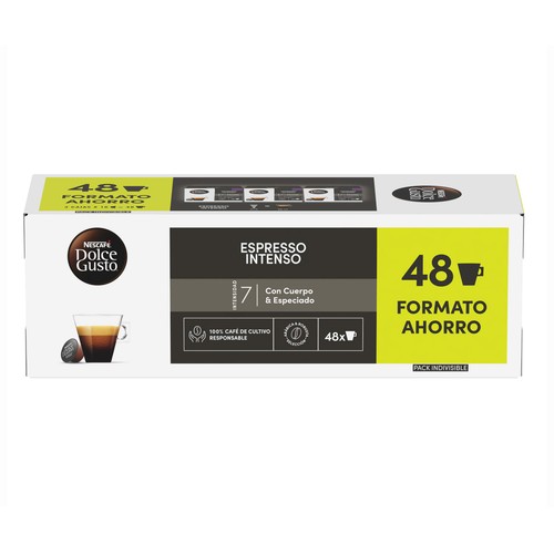 DOLCE GUSTO Café en cápsulas Espresso Intenso I7, 48 uds.
