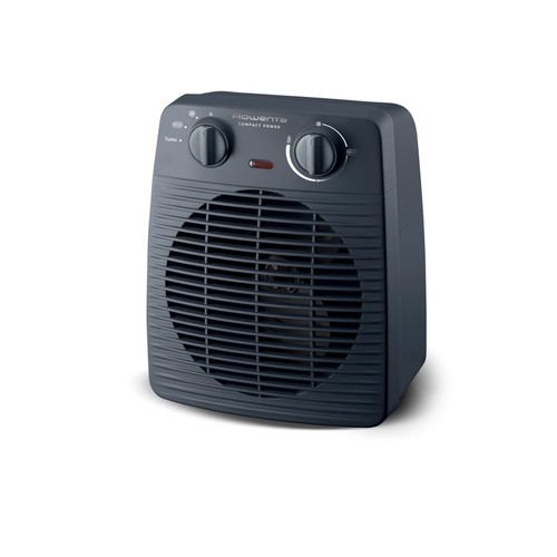 Calefactor eléctrico vertical ROWENTA negro, 2000W, 3 niveles de potencia.