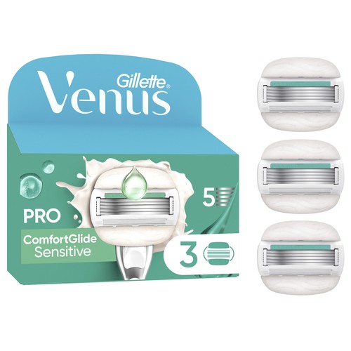 VENUS Pro comfortglide sensitive de Gillette Recambio para maquinilla de depilación de mujer 3 uds.