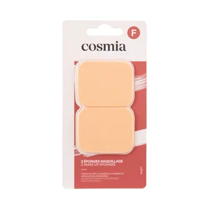 COSMIA Esponja para maquillaje facial 2 uds.