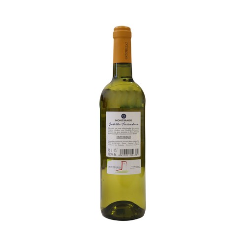MONTIRAGO  Vino blanco con D.O. Monterrei MONTIRAGO botella de 75 cl.