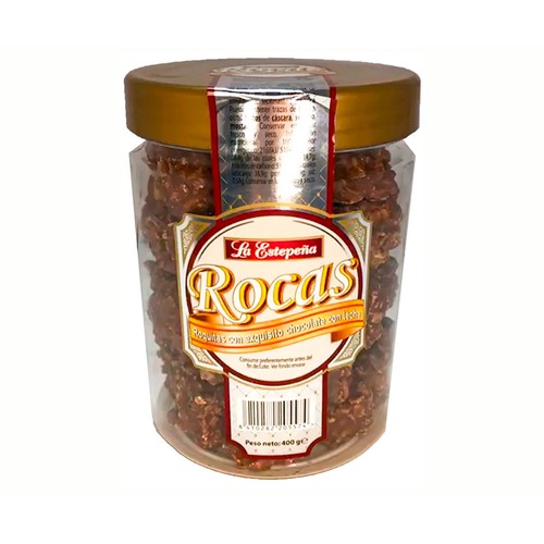 LA ESTEPEÑA Rocas de almendras y chocolate con leche 400 g.