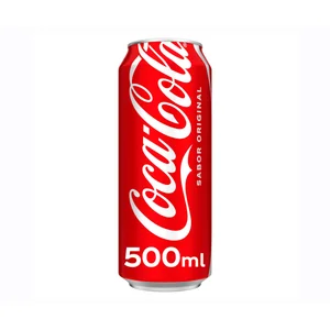 COCA COLA Refresco cola sabor original lata 500 ml.