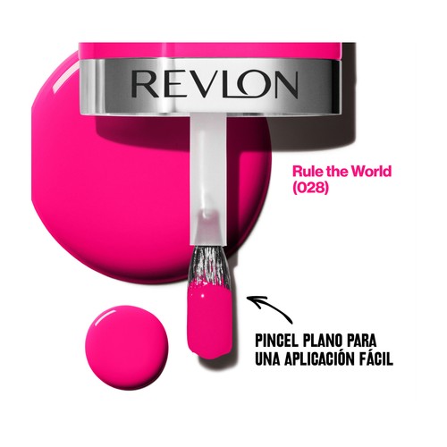 REVLON Ultra hd snap! tono 028 Rule the world Esmalte de uñas de secado rápido.