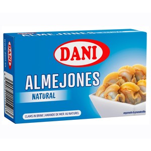Imagen de DANI Almejones al natural 63 gr.