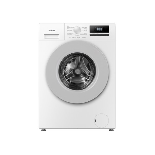Lavadora EDESA EWF-7202WH 7KG blanca, clasificación energética: A, 1200RPM, H: 86,5cm, A: 59,5cm, F: 46,5cm.