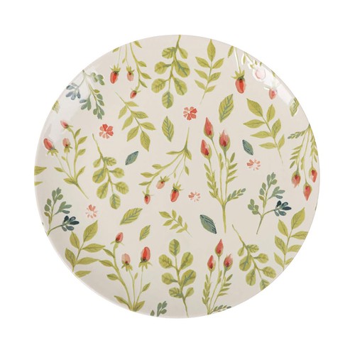 Plato llano 26cm bouquet Mónaco. SOLER