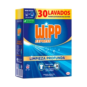 WIPP EXPRESS Detergente en polvo para una limpieza profunda 30 lavados