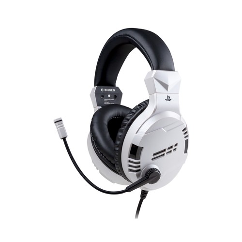 Auriculares gaming NACON PS4OFHEADSETV3WHITE, conexión con cable, con micrófono, jack 3,5mm