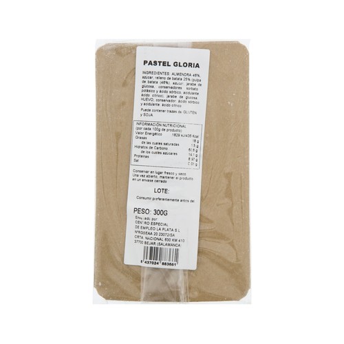 DULCES LA PLATA Pasteles gloria 12 uds. 300 g. 