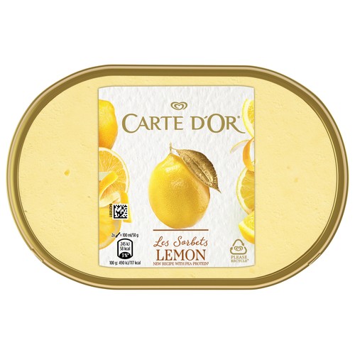 CARTE D"OR Tarrina de sorbete de limón 1 l.