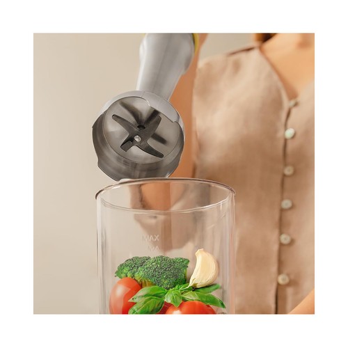 Batidora de mano CECOTEC Katana 12 Chop G, 1200W, 21 velocidades.