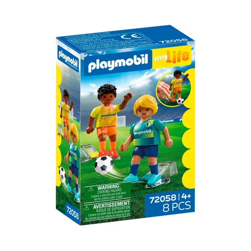 PLAYMOBIL 72058. Jugadores de fútbol.