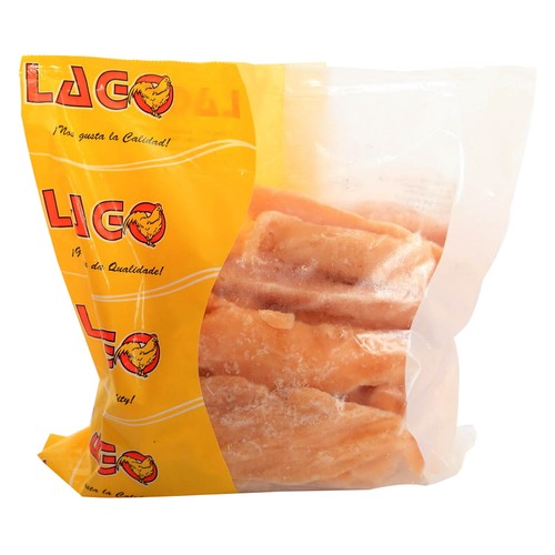 LAGO Filetes congelados de pechuga de pollo blanco LAGO 600 g.