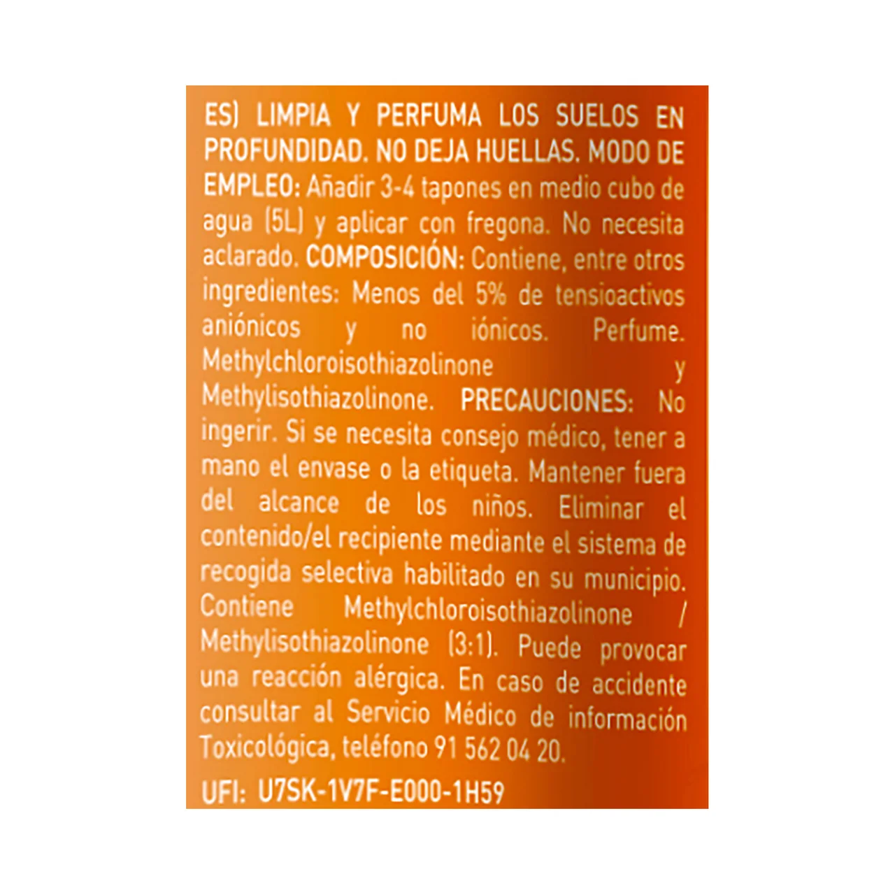 EKOSAN Fregasuelos aroma Marsella EKOSAN 1,5 l.