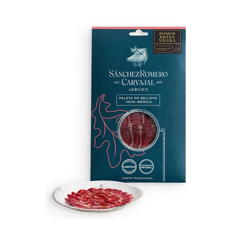 SÁNCHEZ ALCARAZ Salchichón ibérico, elaborado sin gluten y cortado en lonchas SÁNCHEZ ALCARAZ 100 g.