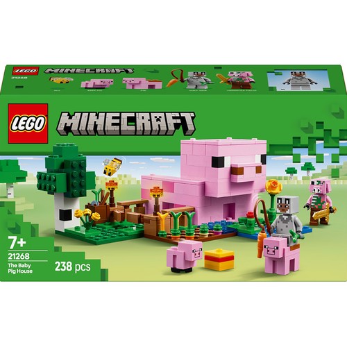 LEGO Minecraft La Casa-Cerdo Bebé 26268, 238 piezas, +7 años.