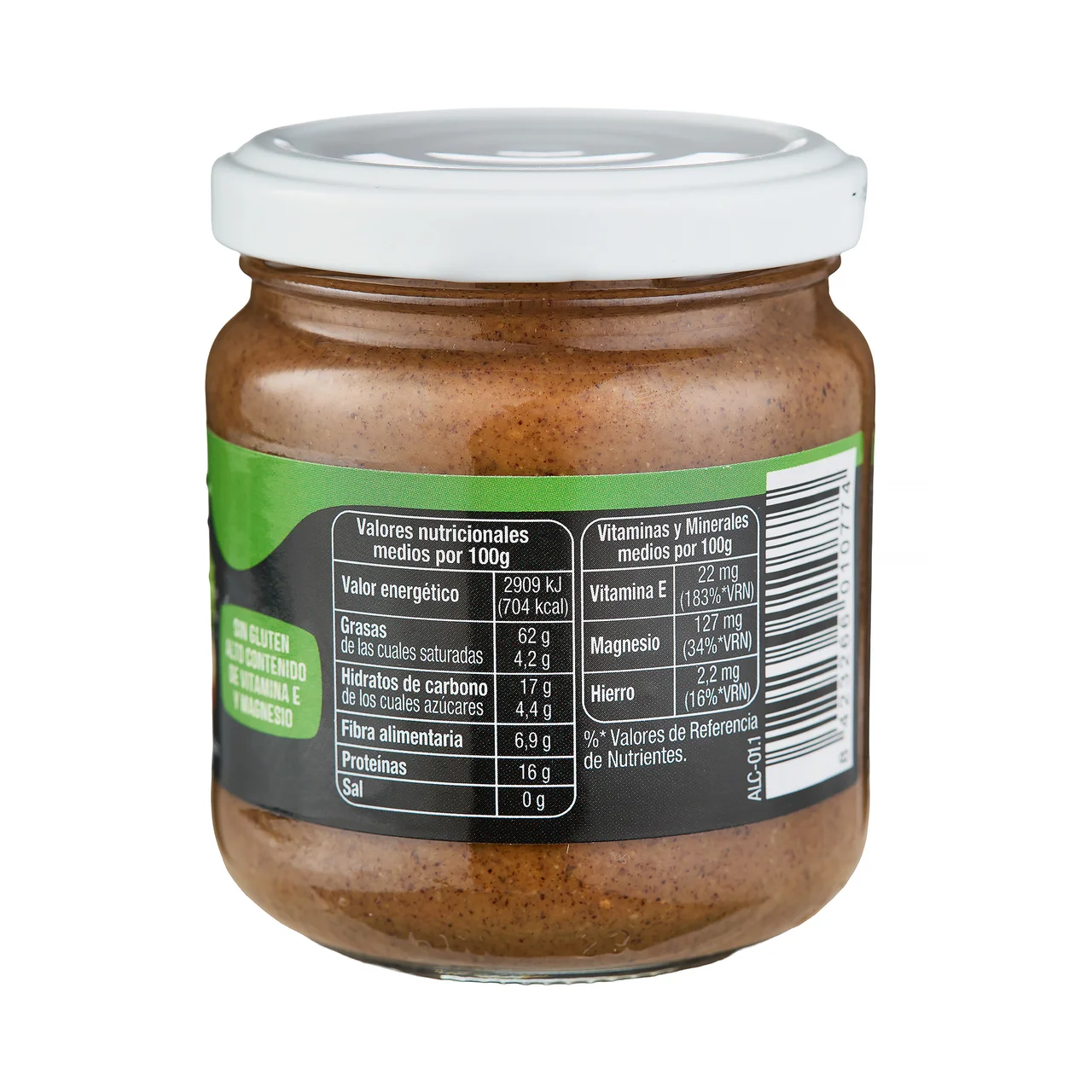 PRODUCTO ALCAMPO Crema de avellanas elaborada sin gluten 180 g