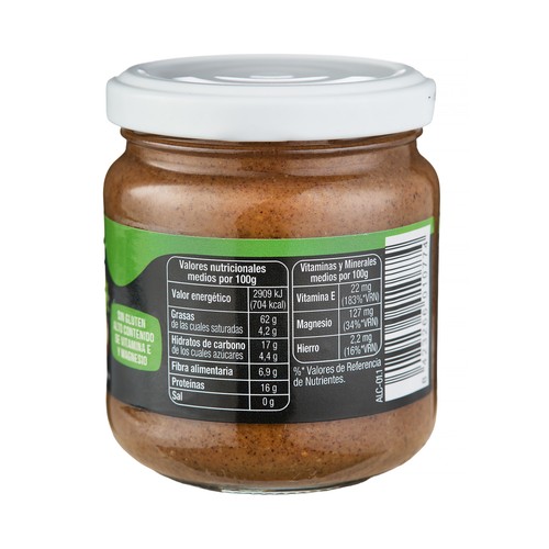 PRODUCTO ALCAMPO Crema de avellanas elaborada sin gluten 180 g