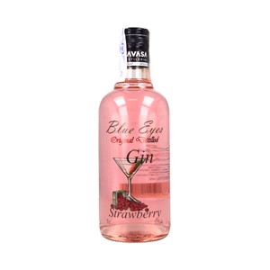 Imagen de BLUE EYES Ginebra con fresas botella 70 cl.