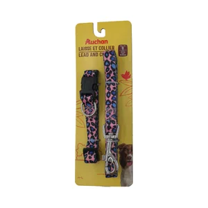 PRODUCTO ALCAMPO Fency Conjunto de collar tamaño S (25 - 35 cm) + correa (120 cm).