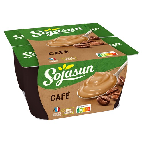 SOJASUN Especialidad de soja con sabor a café 4 x 100 g.