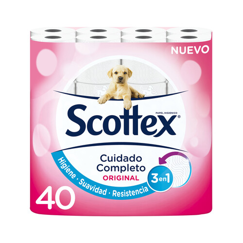Papel higiénico Original SCOTTEX 40 uds.