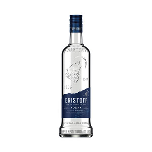 Imagen de ERISTOFF Vodka blanco premium de triple destilación botella de 1 l.
