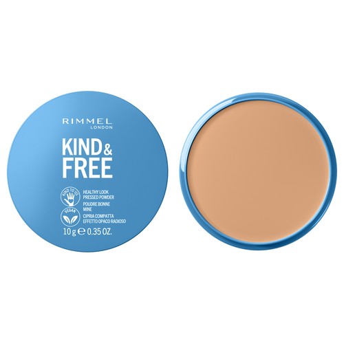 RIMMEL Kind & free tono 020 Light Polvos compactos matificantes ligeros de larga duración, y con acabado mate. 