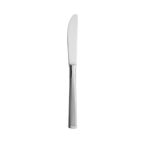 Juego de 2 cuchillos de mesa fabricados en acero inoxidable, Platino IRABIA pack de 2 unidades.