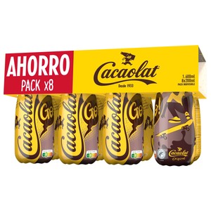 Imagen de CACAOLAT Batido de cacao UHT CACAOLAT Original 8 x 200 g.