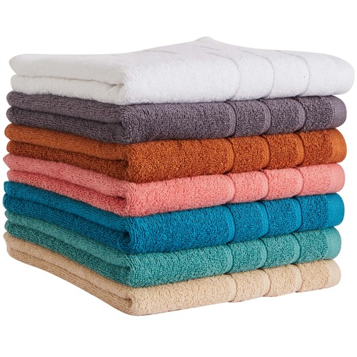Toalla de lavabo color gris, 400g/m², ACTUEL.